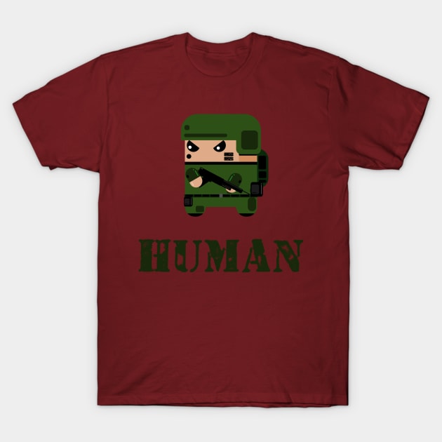 HUMAN IN ANIMAL RECTANGLE CHARACTER SERIES T-Shirt by GNY